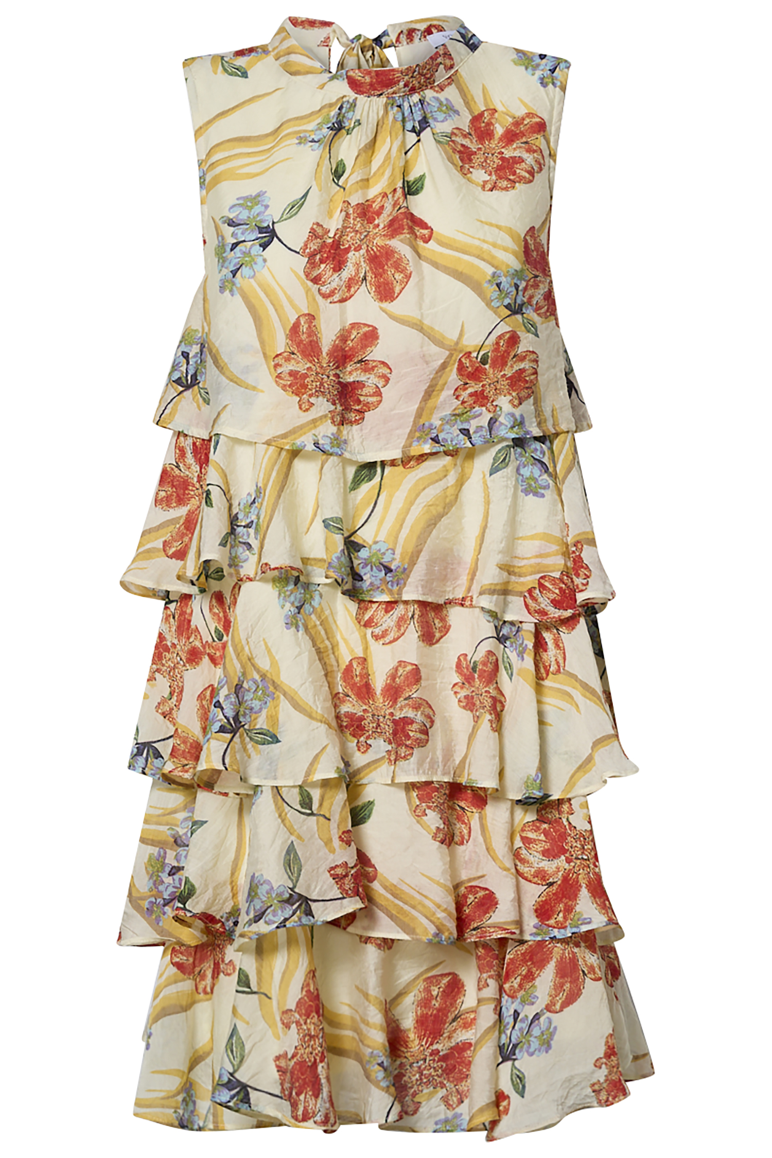 Ruffle Tiered Short Dress