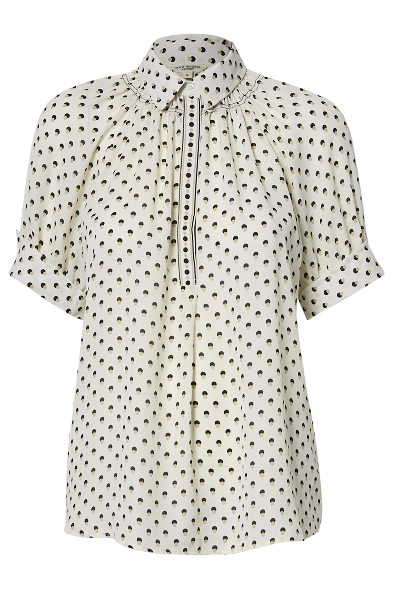 Printed Collared Blouse