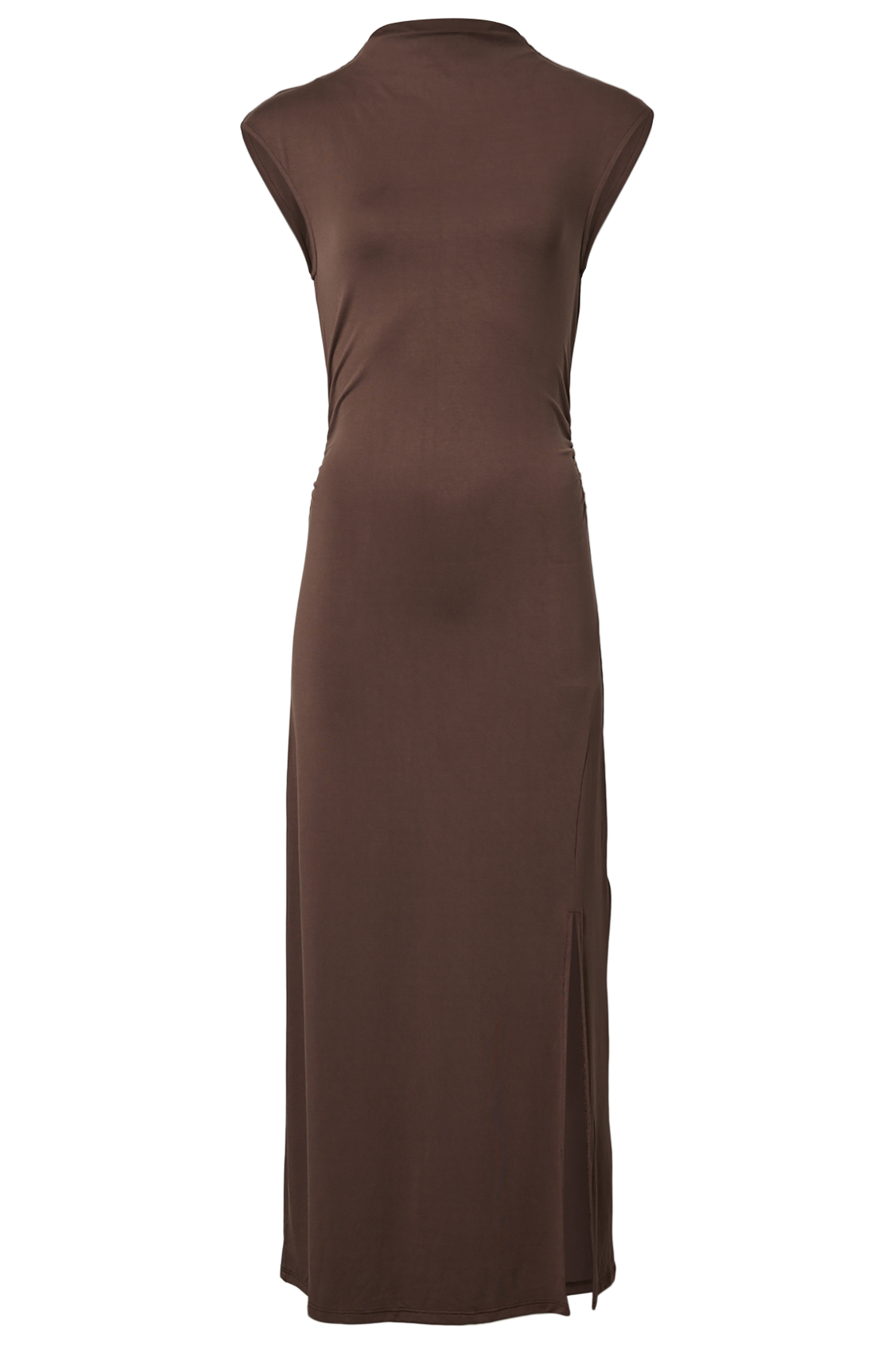 Mock Neck Midi Dress