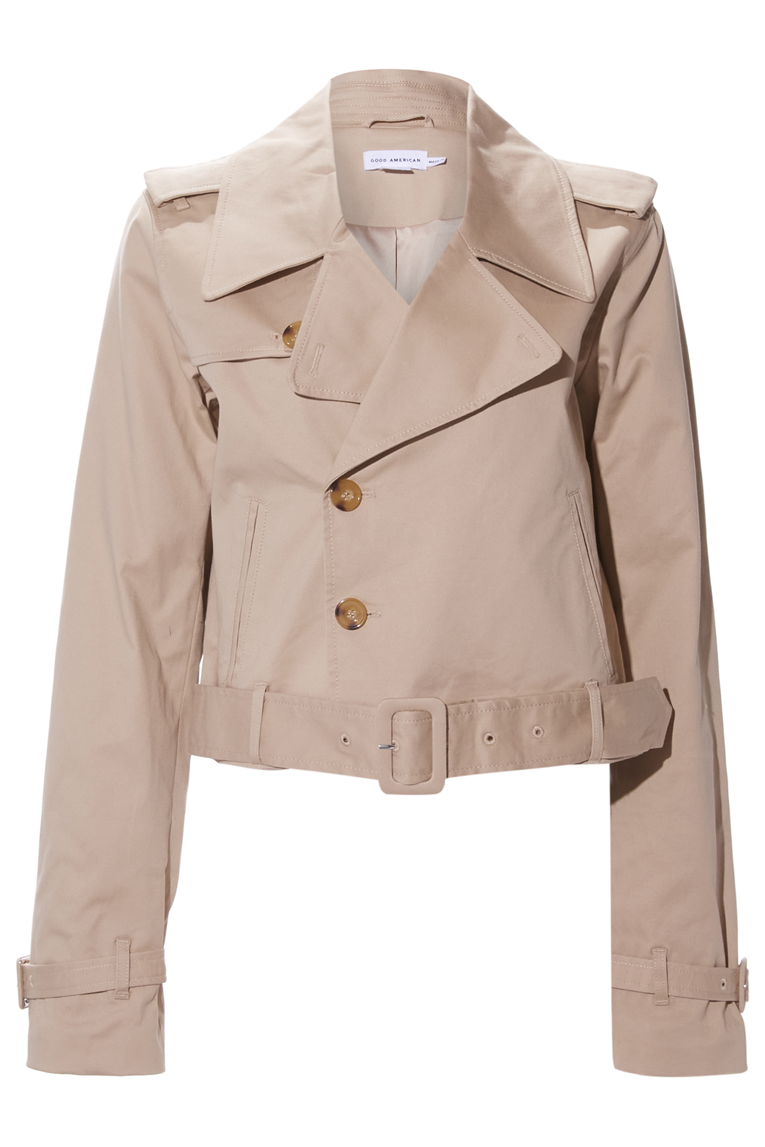 Good American Cropped Trench