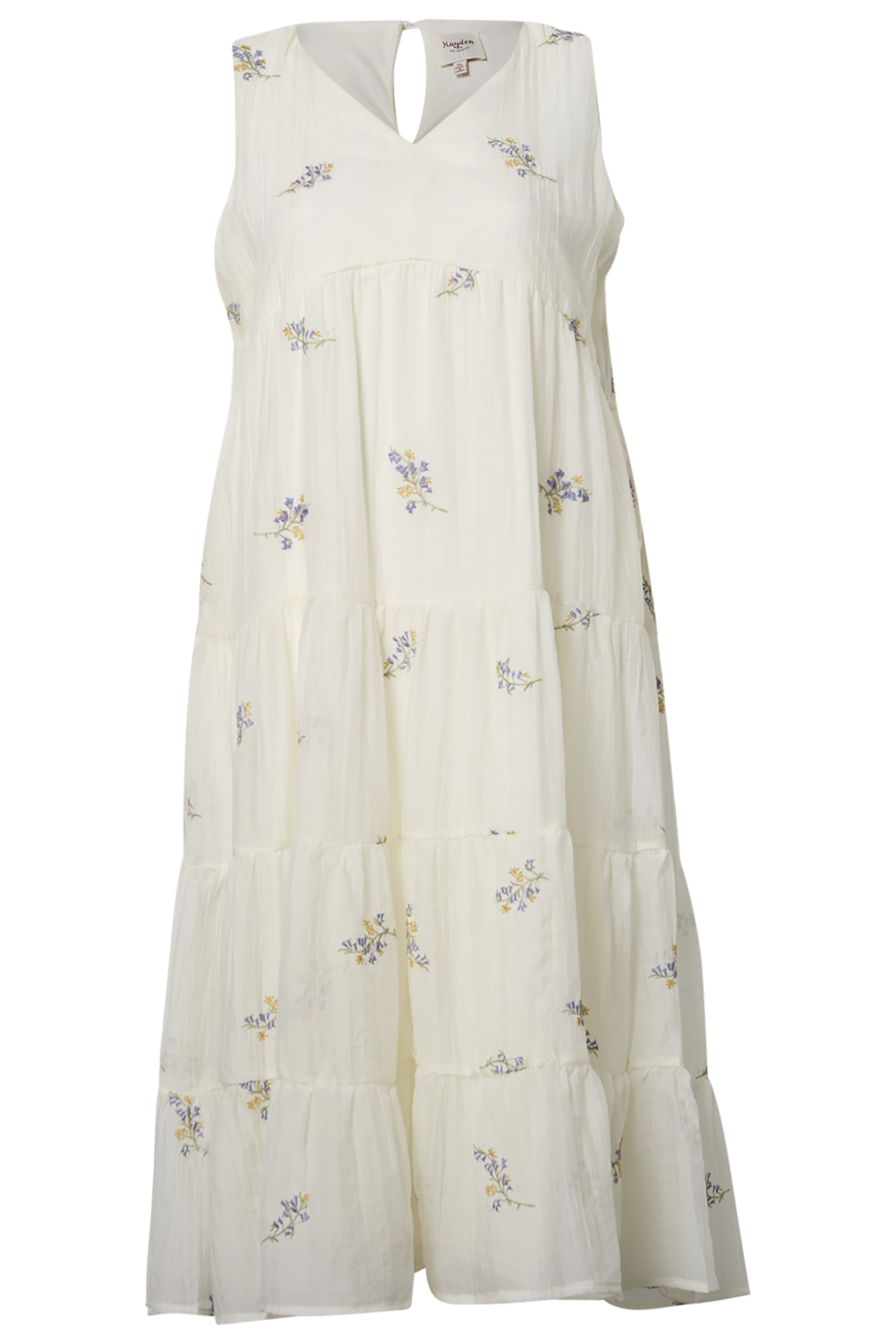 Lavender Printed Maxi Dress