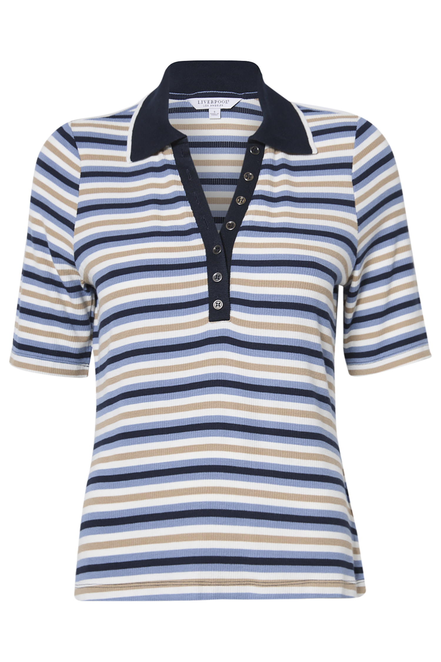 Liverpool Collared Striped Shirt