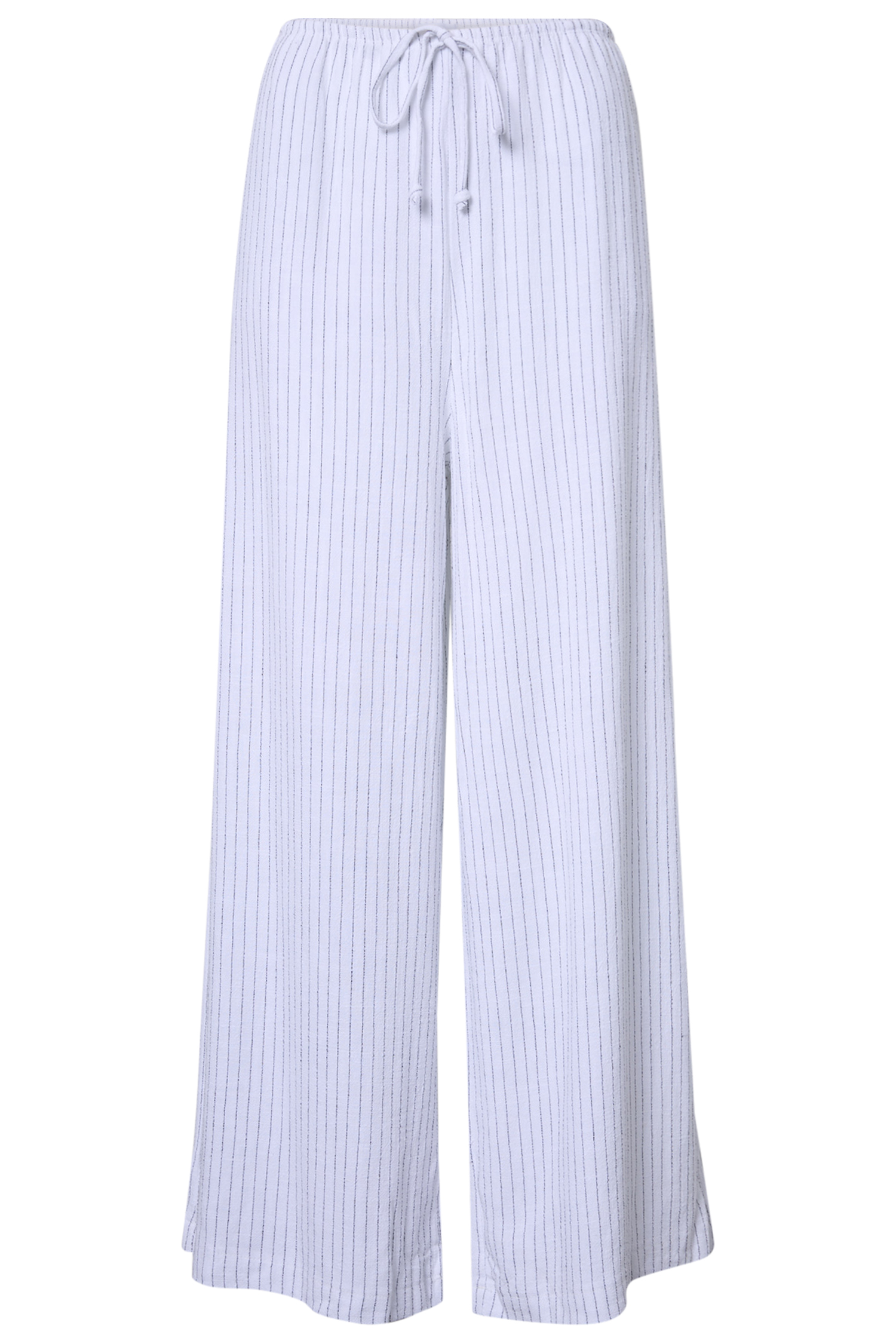 Stripe Wide Leg Linen Pants