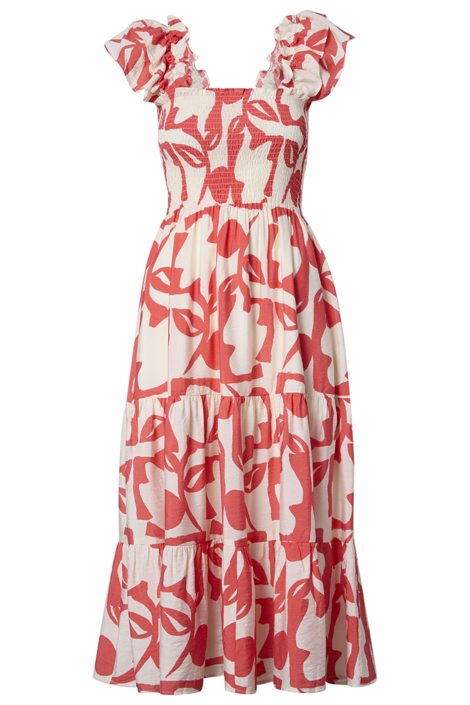 Printed Midi Dress