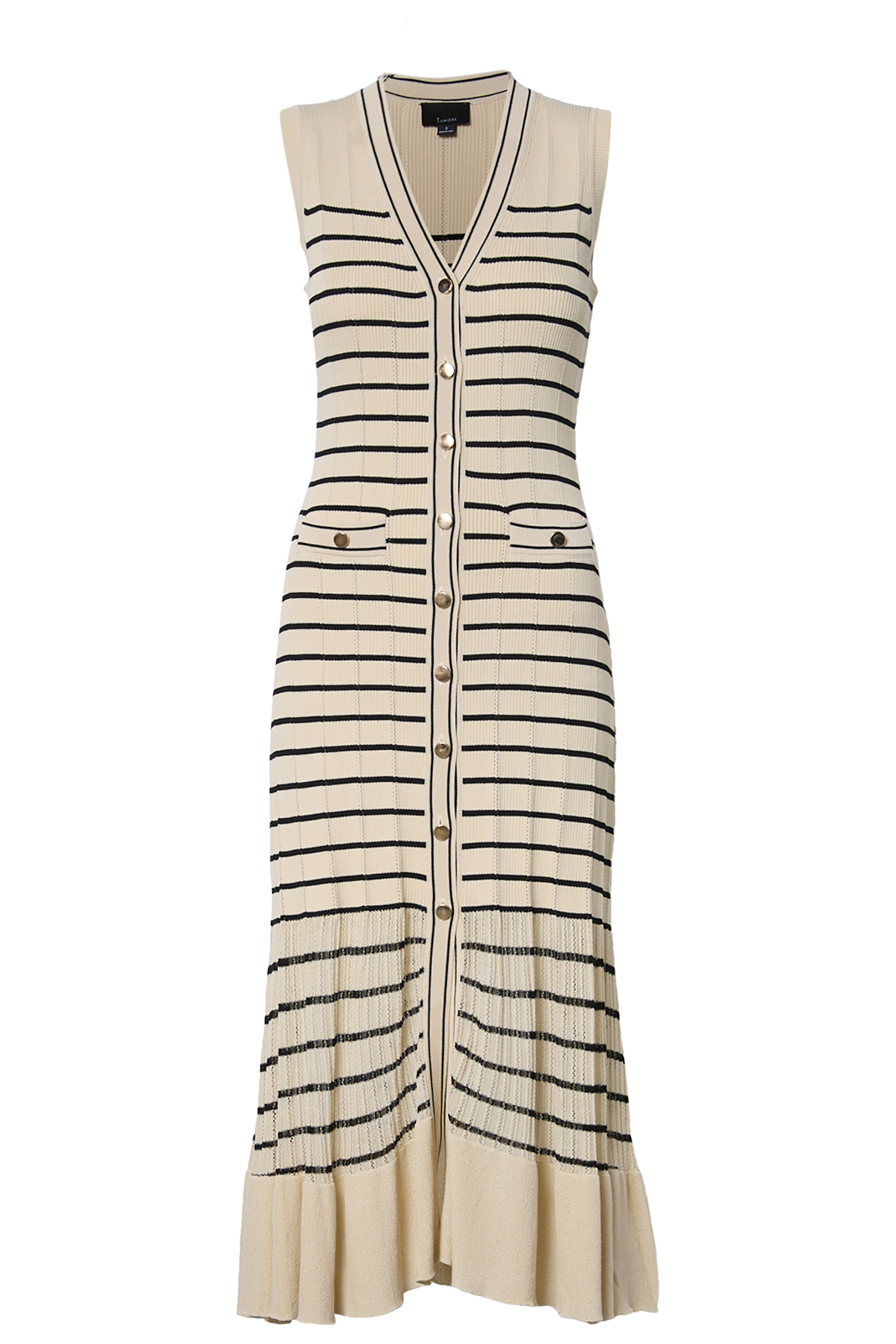 Striped Midi Dress