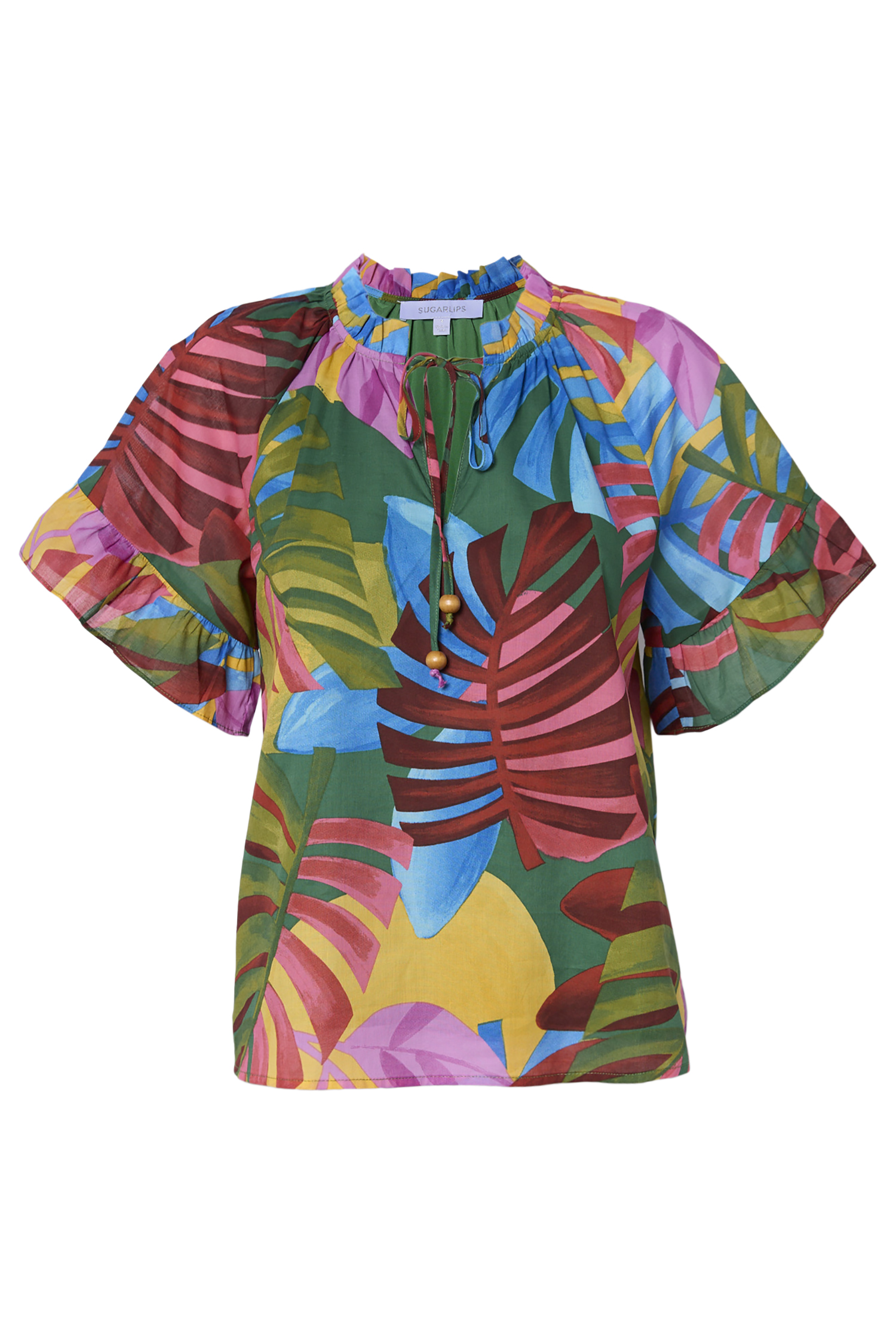 Tropical Printed Top