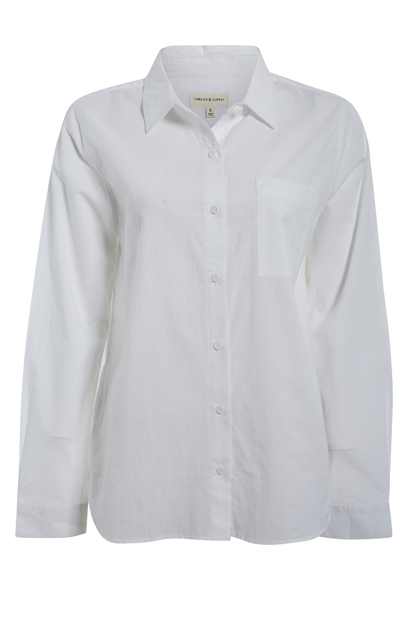 Thread & Supply Long Sleeve Button Up Top