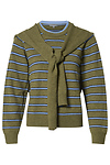 Wit & Wisdom Twofer Striped Sweater