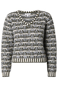 Striped V-Neck Sweater