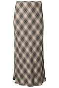 Plaid Midi Skirt